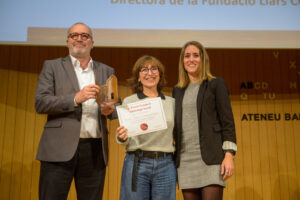 Carles Gómez i Alícia Vallet de la Fundació Llars Compartides